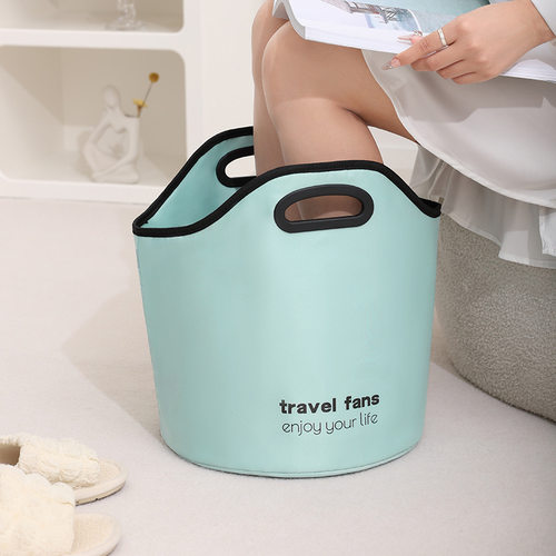 折叠泡脚桶家用保温便携式洗脚盆