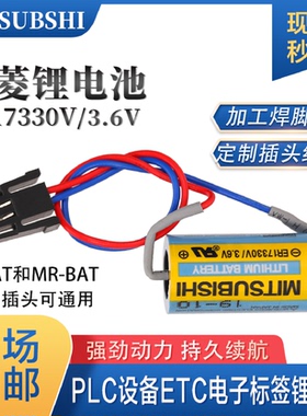 三菱ER17330V/A6BAT MRBAT/3.6V PLC伺服驱动器ANS系列驱动锂电池
