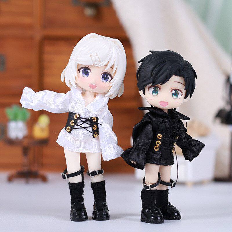 ob11娃衣哥特衬衫12分bjd娃娃欧风衬衣bjd娃娃手办盲盒衣服跨境