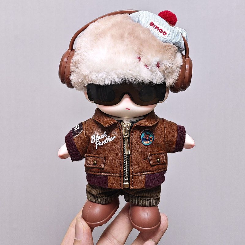 仅娃衣】dimoo娃衣吊卡心动特调复古夹克眼镜套装dimoo吊卡衣服