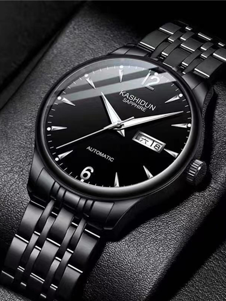 卡诗顿新款潮流全自动机械表男休闲防水夜光商务钢带手表男士腕表