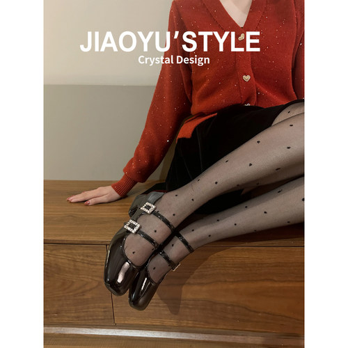 【退换包邮】真皮新中式玛丽珍鞋