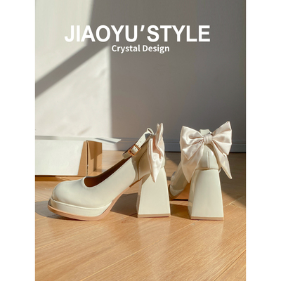 【退换包邮】真皮芭比玛丽珍鞋