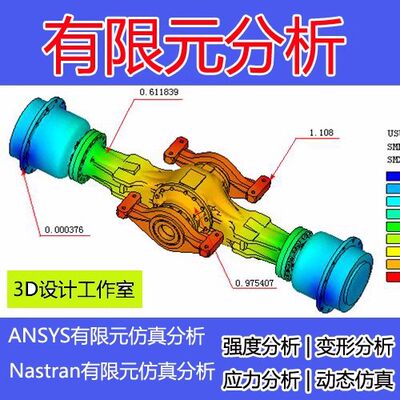 代做SW软件有限元分析仿真制作/simulation应力分析制作服务/SW动