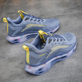 跑步冰丝飞织透气大码 气垫潮鞋 男鞋 运动网面老爹鞋 夏季 子男款 新款