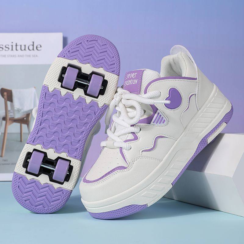 暴走鞋女童2025新款轮滑鞋夏季透气儿童四轮中大童女孩可爱溜冰鞋