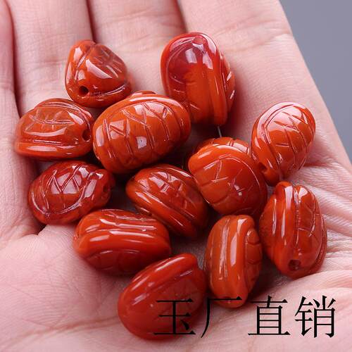 南红龟甲富甲满肉满色富甲天下配