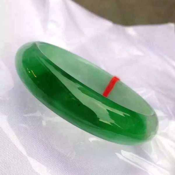 正品缅甸翡翠玉手镯老坑精品 高端冰种帝王绿手镯 收藏品特价包邮