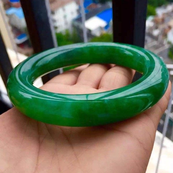 天然老坑a货圆条手镯特价包邮