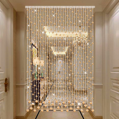 水晶帘子欧式家用网红珠帘