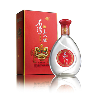 纯粮送礼佛山白酒 石湾玉冰烧33度豉香鸿运当头500ml×1瓶礼盒装