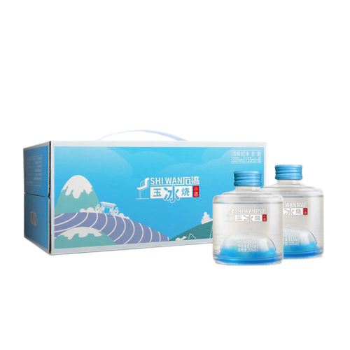 石湾玉冰烧33度玉冰烧小酒155mlx24瓶礼盒装白酒整箱