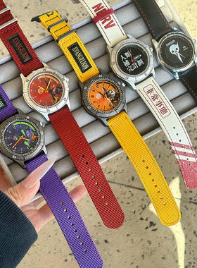 麦和新世纪福音战士EVA时间补完计划手表盲盒男女生腕表生日礼物