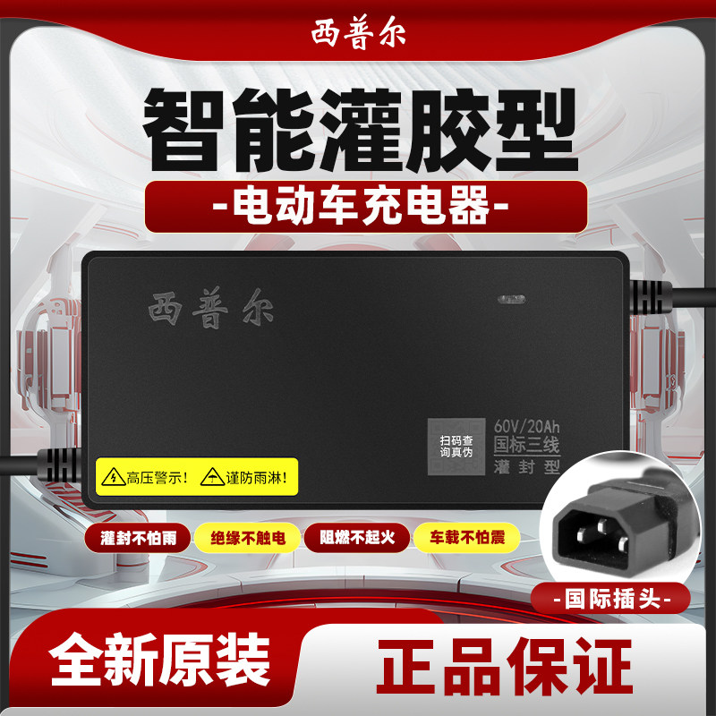 西普尔电动车充电器爱玛小刀专用