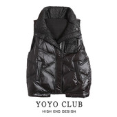 专柜折扣捡漏撤柜大码 设计感羽绒棉马甲女面包服外套 时尚 女装 冬季