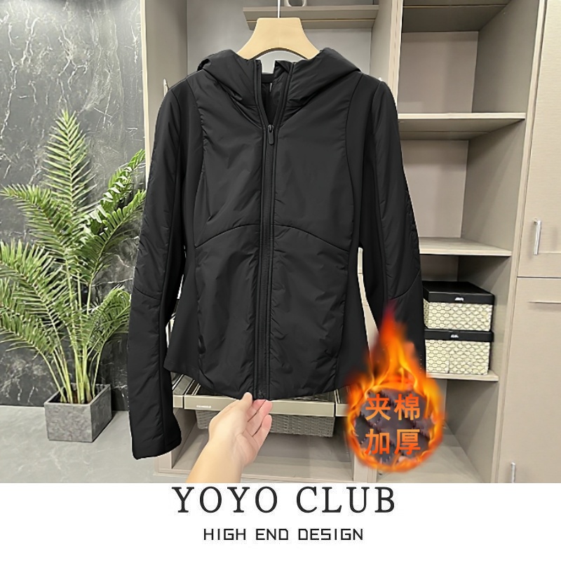 品牌折扣胖MM韩版百搭时髦连帽外套2025秋冬季时尚百搭外套女潮流