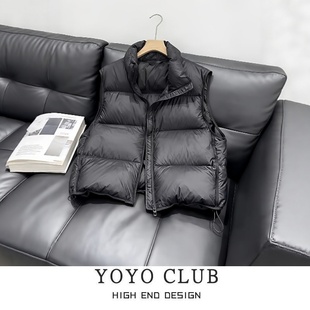 品牌折扣胖MM韩版时尚气质外套女2025新款今年流行爆款轻薄棉马甲