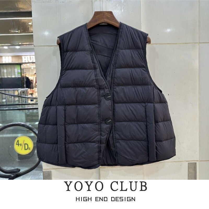 品牌折扣胖MM美式百搭宽松时尚羽绒棉马2025新款立领轻薄简约外套