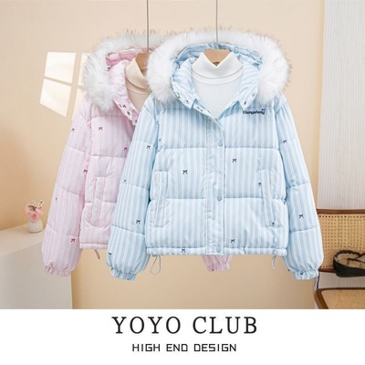 品牌折扣胖MM韩版设计感冬季外套2025秋冬新款今年流行爆款棉服女