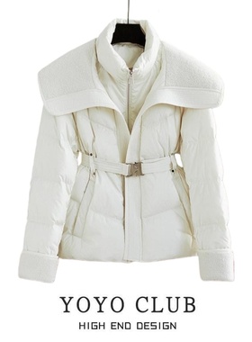 品牌折扣胖MM法式高级感气质棉衣2025年秋冬新款时尚保暖外套女潮