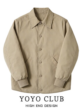 品牌折扣休闲风翻领纽扣短外套女2026春季大码百搭高级感通勤外套