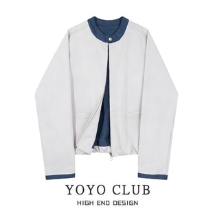 简约外套 英伦风时尚 品牌折扣胖MM显瘦宽松休闲夹克女2026春季 大码