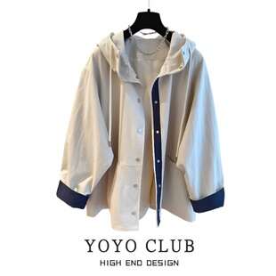 韩版 百搭外套2026春新款 宽松显瘦休闲冲锋衣 时尚 品牌折扣胖MM大码