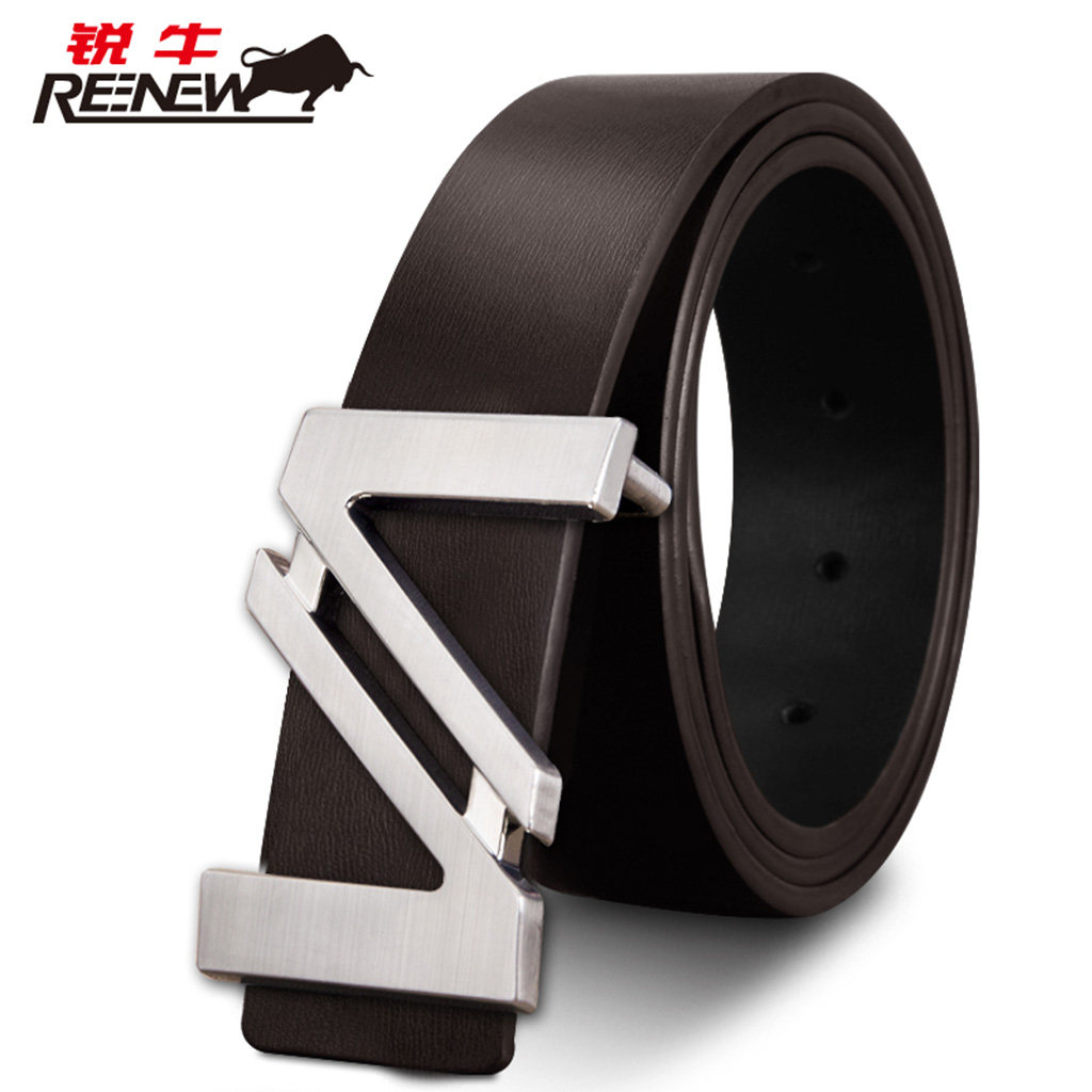 锐牛青少年皮带男内穿式真皮百搭韩版皮带男白色腰带配饰潮年轻人|msdalam kategori Aksesori/Belt kulit/Hat/Muffler, tali pinggang/tali pinggang kulit/pinggang - dari Buy2taobao.com untuk memberikan perkhidmatan ejen Taobao profesional membeli