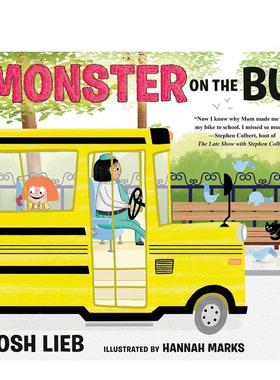 【现货】巴士上的怪物The Monster on the Bus 英文儿童绘本人际关系Josh Lieb精装Razorbill-PenguinUS3-6岁进口原版书978198483