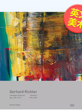 【预售】格哈德里希特作品集卷三Gerhard Richter Catalogue Raisonné英文外国美术20世纪Dietmar Elger精装Hatje Cantz进口原版