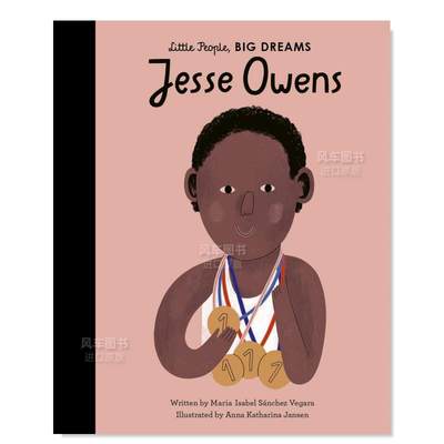 【现货】【小人物大梦想】杰西·欧文斯英文儿童绘本人物传记【Little People, Big Dreams】Jesse Owens