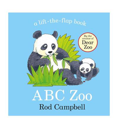 【预售】ABC动物园 作者字母启蒙书ABC Zoo英文儿童语言概念启蒙Campbell Rod纸板书Macmillan Children's Books1岁