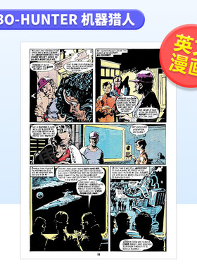 【预售】机器猎人英文漫画进口原版书平装14岁以上Robo-Hunter Ian Gibson 2000 AD