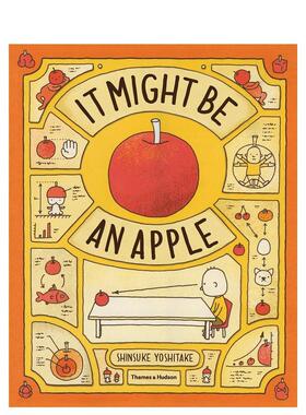 【预售】【T&H】【吉竹伸介】这是苹果吗也许是喔【Shinsuke Yoshitake】It Might Be An Apple?英文儿童绘本插画师Shinsuke Yosh