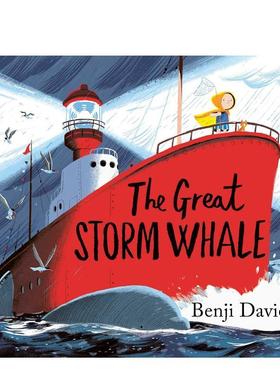 【现货】【英国获奖插画师Benji Davies】暴风鲸【Storm Whale】The Great Storm Whale英文儿童绘本自我认知情绪管理Benji Davie
