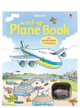 【现货】【扭动发条玩具书】飞机含3个轨道【Wind-up】plane book英文儿童趣味Gill Doherty Stefano Tognetti精装Usborne childr