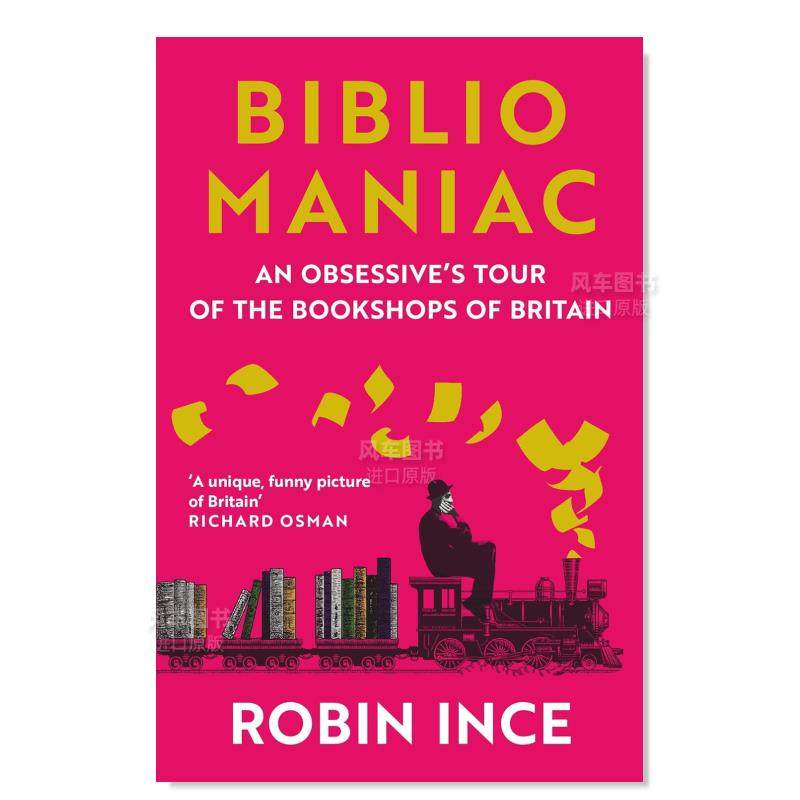 【预售】【Waterstones2022年度图书】藏书狂英文文学传记进口原版外版书平装14岁以上Bibliomaniac Robin Ince Atlantic Books