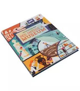 【现货】【翻翻书】博物馆【See Inside】 a Museum英文儿童趣味Matthew Oldham纸板书Usborne children’s books6-9岁进口原版书
