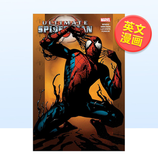 man 现货 书Ultimate Omnibus Michael 蜘蛛侠精选集卷4英文漫画精装 Brian Marvel Bendis 进口原版 Spider