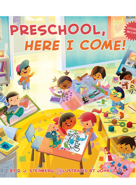 【预售】幼儿园我来了!英文儿童绘本人际关系进口原版外版书PRESCHOOL， HERE I COME!SteinbergGrosset & Dunlap