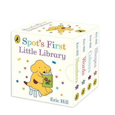 【现货】小波启蒙小书库Spot's First Little Library英文儿童绘本IP系列Hill纸板书Puffin Books 3-9岁进口原版书9780241714768
