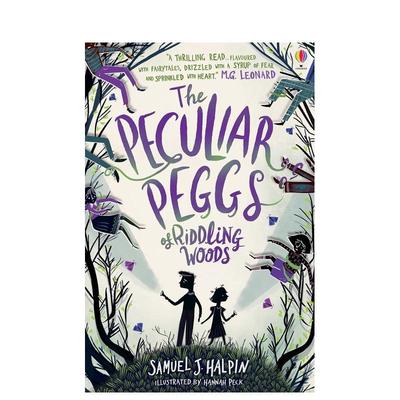 【预售】谜语森林里特有的佩格斯The Peculiar Peggs of Riddling Woods英文青少年读物HalpinUsborne children’s books6岁-9岁进