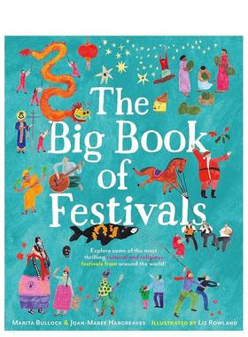 【现货】节日之书The Big Book of Festivals英文儿童绘本节日庆典Marita Bullock 精装Faber & Faber3-6岁进口原版书97805713702