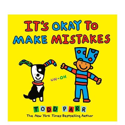 【现货】犯错误没关系It's Okay to Make Mistakes英文儿童绘本自我认知情绪管理Todd Parr精装3-6岁进口原版书9780316230537