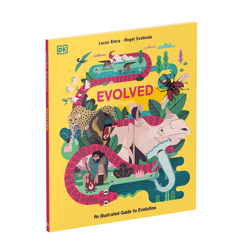 【现货】图解物种进化evolved: an illustrated guide to evolution