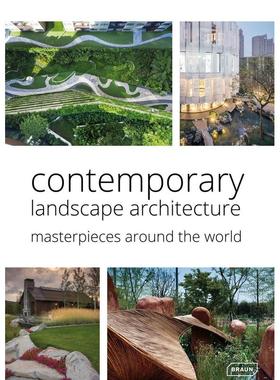 【预售】当代景观建筑英文建筑设计建筑风格与材料构造进口原版外版书Markus Sebastian Brau精装14岁以上Contemporary Landscap