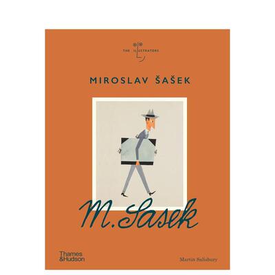 【现货】米罗斯拉夫萨塞克【The Illustrators】Miroslav sasek英文插画原画设定集Martin Salisbury精装Thames 进口原版书978050
