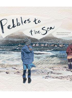 【现货】大海的鹅卵石Pebbles to the Sea 英文儿童绘本人际关系Marie-Andrée Arsenault精装Groundwood Books3-6岁进口原版书97