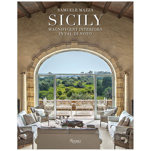 华丽室内设计英文室内设计英文空间与装 西西里岛 预 Samuele Interiors 书Magnificent Sicily?精装 MazzaRizz 售 饰进口原版