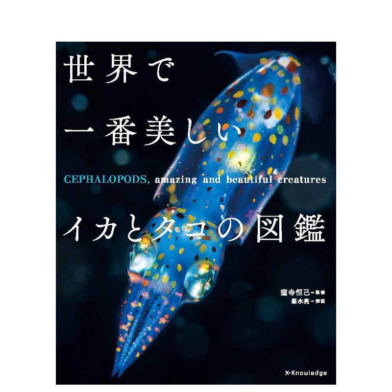 【现货】世界美丽乌贼与章鱼图鉴日文图鉴峯水 亮 エクスナレッジ x-knowledge进口原版书9784767818047
